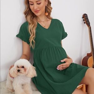 Like new green maternity dress